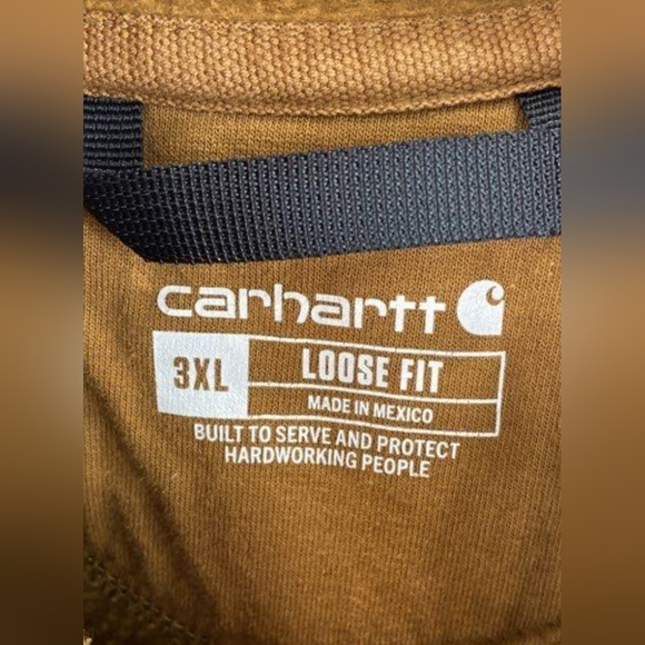 Carhartt Men's Midweight Sleeve Logo Hooded Sweatshirt Size 3XL MSRP $64.99 - Picture 6 of 7